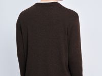 Джемпер прямого силуэта с округлой горловиной