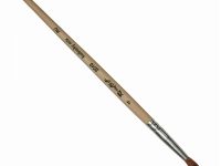 Кисть колонок микс №0 круглая Roubloff "2D10" короткая ручка п/лак