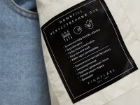 Утепленное пальто силуэта oversize