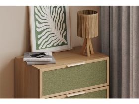 Комод Флавир 70x102 Рогожка Оливковый
