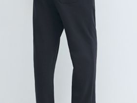 Трикотажные прямые брюки, Синий