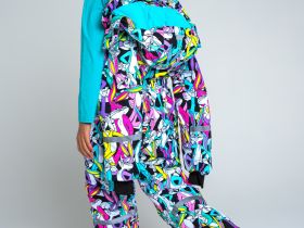 Зимний комбинезон из мембранной ткани для девочки