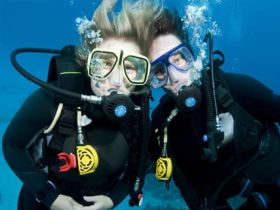 Урок дайвинга для двоих
