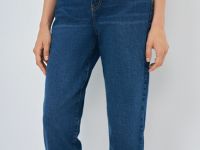 Джинсы Mom с высокой посадкой, Синий