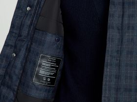 Куртка утепленная с отложным воротником