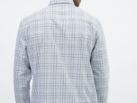 Рубашка в клетку, Белый