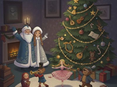 Музыкальные приключения новогодних игрушек