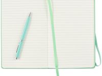 Блокнот в линейку "JOY BOOK" А5 96 л 70 г, иск.кожа, Снежная мята