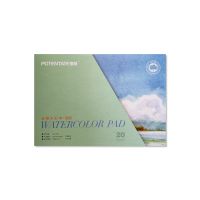 Альбом-склейка для акварели Potentate 19,5х27 см 20 л 300 г 100% хлопок, гладкое зерно
