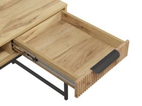 Стол Леванте-3 120x60 Дуб Золотистый/Черный