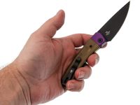 Складной нож Kizer Mini Momo, сталь Nitro-V, рукоять алюминий/Ultem