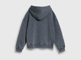 Худи с принтом для девочек, Серый