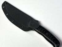 Нож с фиксированным клинком Vostron Onega, сталь Х12МФ, рукоять G10, черный