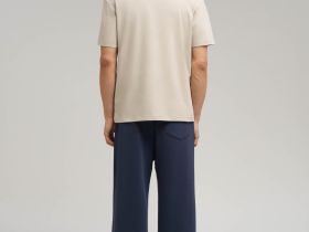 Футболка свободного кроя из джерси