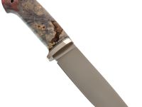 Рыбацкий нож Панцуй, сталь M398, рукоять кап клена