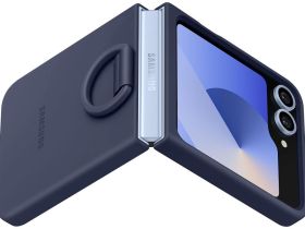 Чехол Samsung Silicone Case для Z Flip6/Flip7 FE Синий