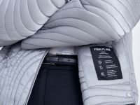 Утепленная куртка прямого силуэта