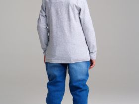 Брюки текстильные джинсовые утепленные флисом для мальчиков