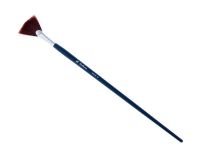 Кисть синтетика №3 веерная Альбатрос "Байкал" длинная ручка