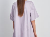 Платье А-силуэта из хлопка