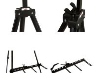 Мольберт алюминиевый переносной с полкой и держателем для кистей Гамма "Студия" 110*106*184 см, с че