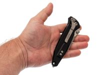 Складной нож Microtech Socom Elite 160-10, сталь M390, рукоять черный алюминий