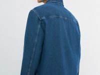 Джинсовая куртка-рубашка, Синий