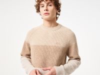 Мужской шерстяной свитер Lacoste в полоску