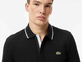 Мужское поло Lacoste приталенного кроя