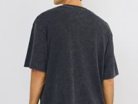Футболка с эффектом стирки, Серый