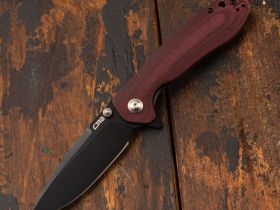 Складной нож CJRB Scoria, сталь AR-RPM9, Coral Micarta