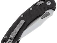 Складной нож Microtech Amphibian, сталь M390MK, рукоять G10, 137RL-10FLGTBK