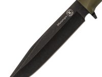 Армейский нож Милитари, сталь AUS-8, рукоять хаки, Кизляр
