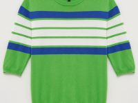 Джемпер в полоску из вискозы