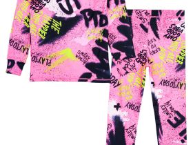 Термокомплект трикотажный для девочек: брюки, толстовка для эпизодического использования