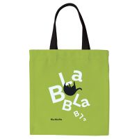 Сумка-шопер MESHU "Bla bla", 33*40 см, канвас, с карманом