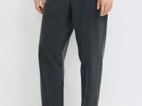 Утеплённые свободные джинсы Bow, Серый