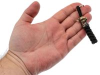 Бусина из бронзы "Крутой Грогу" с темляком