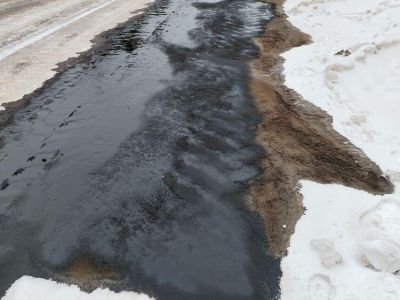 Локальный режим ЧС объявили после разлива нефтепродуктов на дороге «Мухтуя»