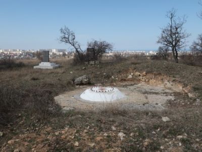 Место 113-й (703-й) береговой батареи, 1941 – 1942 гг.