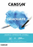 Альбом-склейка для акварели Canson "Graduate" A4 20 л 250 г