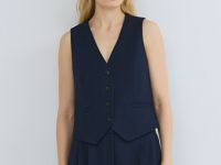 Классический жилет, Синий