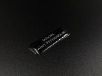 Стикер объемный "Jadore" мятный на черном