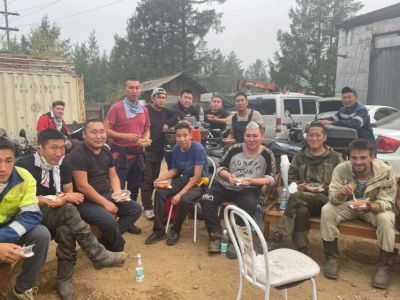 Национальные общины доставили продукты в село Арылах