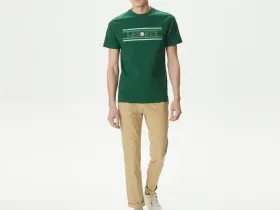Мужская футболка Lacoste из хлопка