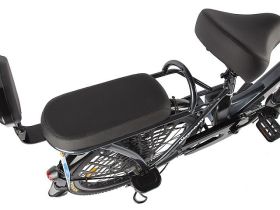 Электровелосипед Eltreco Green City e-Alfa New, год 2024, цвет Коричневый