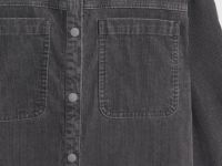 Вельветовая рубашка для девочек, Серый