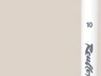 Кисть синтетика белая №18 плоская Roubloff "1B22" длинная ручка