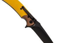 Складной нож Steelclaw Резервист, сталь D2, рукоять G10, желтый