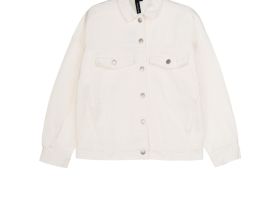 Куртка текстильная джинсовая для девочек